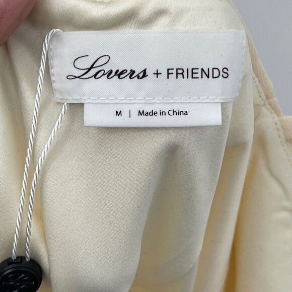 NWT Lovers and Friends Yellow Sleeveless Bodycon Strappy Mini Dress Medium - Picture 5 of 8